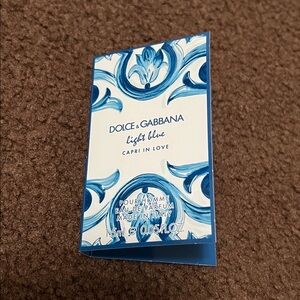 🤎5 For $25🤎 DOLCE & GABBANA LIGHT BLUE CAPRI IN LOVE Men’s Fragrance Sample